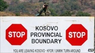 kosovo border serbia nato agreement reach management watched serbian caption