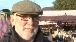 Clive O'Neill has worked in Newtownards market for longer than 35 years.