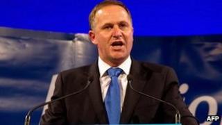 NZ PM John Key speaks on 26 November 2011