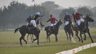 Players in action during the match in Delhi (Photo: Blue Apple Image Consultants)