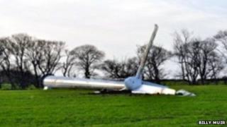 Wind turbine - Image by Billy Muir