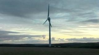 Turbine at Callywith Farm