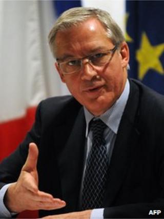 Christian Noyer, chairman of the French central bank, on a visit to Singapore, 30 November