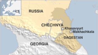 Dagestan map