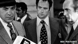 Telly Savalas, Kevin Dobson and Dan Frazer in Kojak