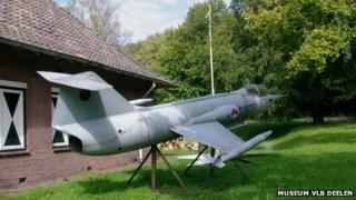Model of Starfighter at museum