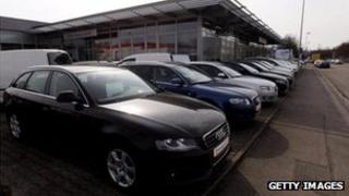 German car dealership