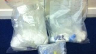 Drugs seized by police