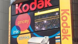 Kodak signs at Times Square, Manhattan