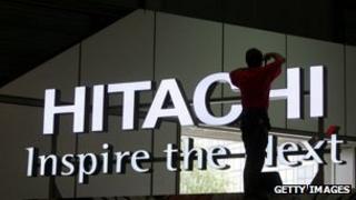 Hitachi sign