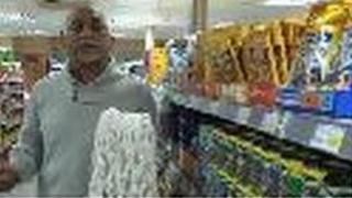 Dinesh Gorania in his Rushden shop