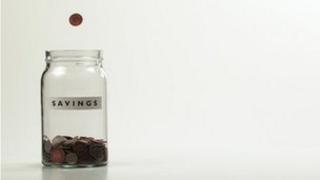 Savings jam jar
