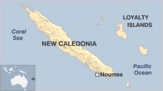 Карта Новой Каледонии