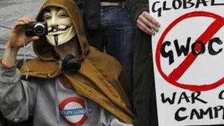 Occupy protester