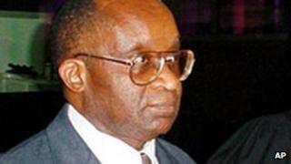 Former transport minister Andre Ntagerura