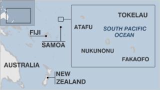 Map of Tokelau