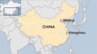Map Hangzhou