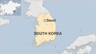 Map of South Korea
