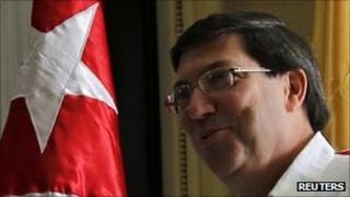 Cuban foreign minister Bruno Rodriguez