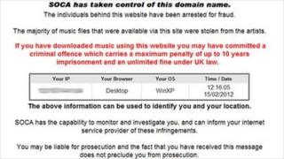 Soca takedown notice