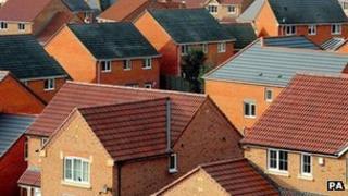 House rooftops