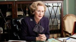 Meryl Streep as Margaret Thatcher in The Iron Lady
