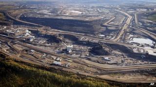 Oil sands facility in Alberta