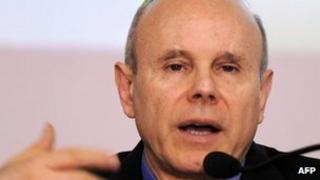 Brazil's Finance Minister Guido Mantega