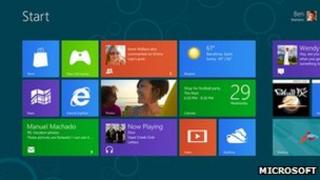 Интерфейс Microsoft Windows 8