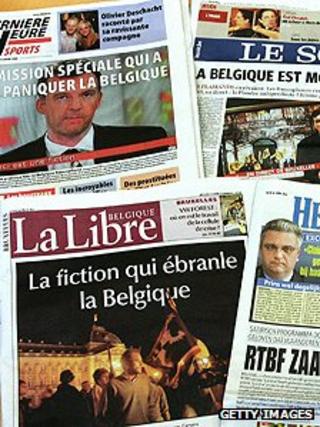 Belgian newspapers