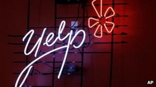 Yelp sign