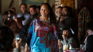 Kimberley Motley at a fashion show in Kabul