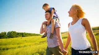 Family outdoors