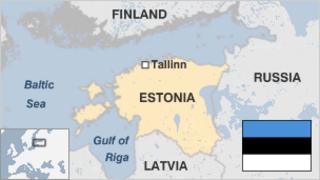 Map of Estonia