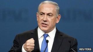 Israel's PM Benjamin Netanyahu in Washington, 5 March 2012