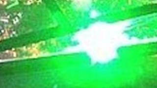 Green laser light