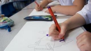 Pupils drawing