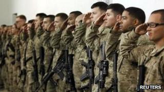 US troops in Afghanistan
