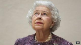 The Queen at Kensington Palace