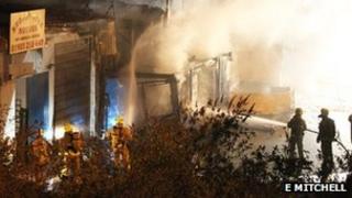 Fire in Worthing