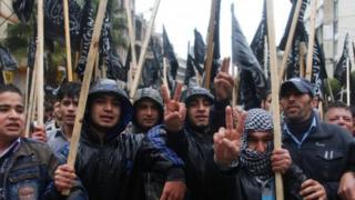 Hizb ul-Tahrir protest in Tripoli, Lebanon - 22 2 2012