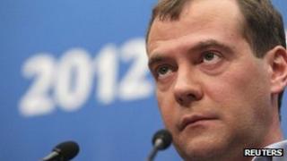 Russian President Dmitry Medvedev