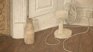 Still life with electric fan by Antony Williams