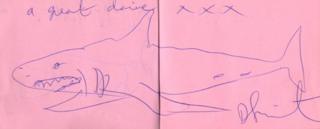 Damien Hirst sketch