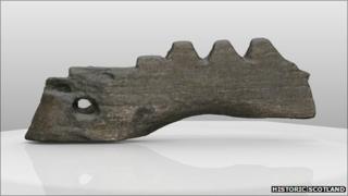 Part of the instrument. Pic: Historic Scotland