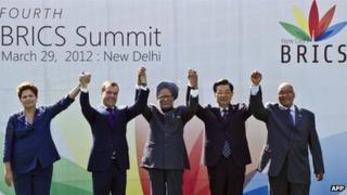 Brics leaders in Delhi