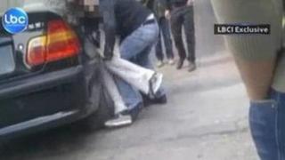YouTube video showing Alem Dechasa being bundled into a car in Beirut (24 February 2012)