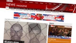 BBC News website screenshot