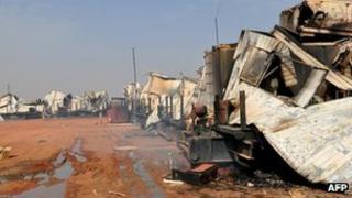 Destruction in Heglig