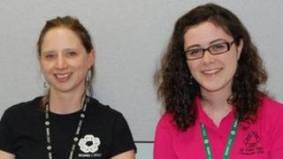 Dr Ceri Fiddes and Natalie Behague